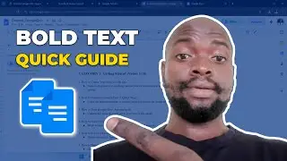 How to Bold Text in Google Docs (Formatting Basics)