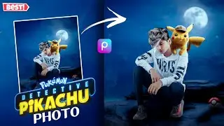 PicsArt Pikachu Photo Editing | Instagram Viral Photo Editing Tutorial | PicsArt Tutorial