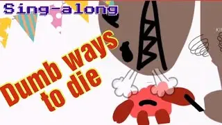 DUMB WAYS TO DIE WITH LYRICS |Instrumental | Kid's drawings #SingAlong #Videoke