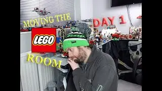 MOVING MY LEGO ROOM DAY 1: This is going to be a mammoth task!  #LEGOroom