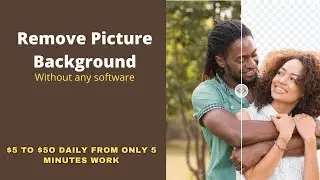 Remove or Change Picture Background | Make Transparent In less than a minute