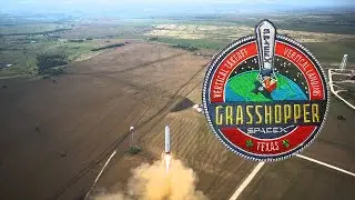 SpaceX: Road to Reusability - Grasshopper 325m Hop | Single Camera (Hexacopter). Test #6