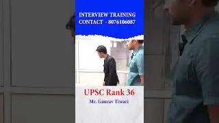 UPSC Rank 36 | Interview training by happiness institute | #upsc #upscpreperation #interview