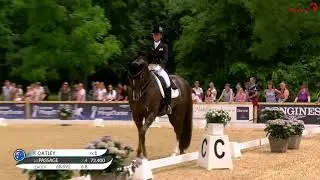 Kristy Oatley und Du Soleil in der Qualifikation für die LONGINES Grand Prix Kür