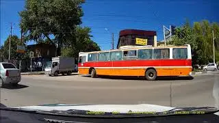 Автобус притёр. ДТП