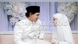 Nadzmi Adhwa & Ardell Aryana akad nikah