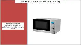 Grunkel - Microondas 23l.grill inox.dig.