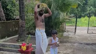 ನಮ್ಮನೆ ತೆನೆ ಹಬ್ಬ | ಕೊರಳು ಹಬ್ಬ. | ಕದಿರು ಕಟ್ಟುವ ಹಬ್ಬ | Korala Habba |, KORAL KATTUNU, #tulunadu