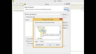 Java How to Import a Compressed Project into Eclipse