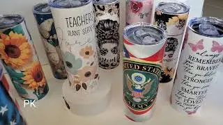 Sublimating Tumblers And Pillow Covers For The Farmers Market