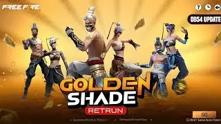 Ob53 100% Golden Shade Bundle Return🔥| Next Mystery Shop Discount Event | Free Fire New Event