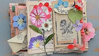 Paper Flowers That Flip Out In Your Junk Journal | Create A Garden Of You | Junk Journal January