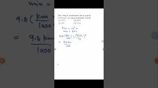 How units of acceleration can converted? Acceleration due to gravity | constant acceleration