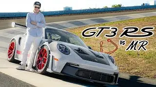 2023 Porsche GT3 RS v 2024 Porsche GT3 MR: EXCLUSIVE TRACK TEST!