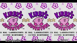 NES Video Comparison - Composite, S-Video, RGB