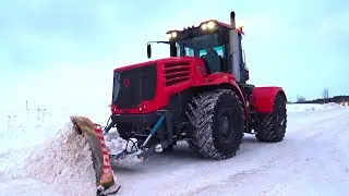 How to operate a Kirovets K7 and K5 series tractor. Tractor controls.