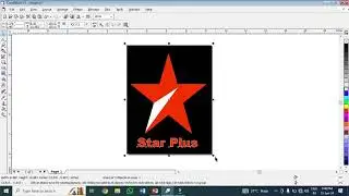 Make Star Plus Logo In CorelDraw By Manish Sir l #coreldraw