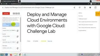 Deploy and Manage Cloud Environments with Google Cloud: Challenge Lab (GSP314)