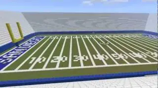 Life-Size Football Stadium in Minecraft (W/ Download)