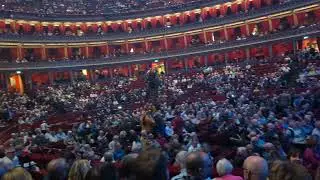 Royal Albert Hall view from seats Tubular bells 50th anniversary