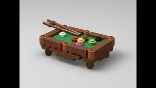 как сделать бильярдный стол из лего/how to make a billiard table out of lego