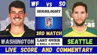MLC T20 League 2023 II Match 3 Highlights II 6 Ball 6 Runs