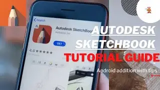 Autodesk sketchbook beginners tutorial guide with step by step tutorial