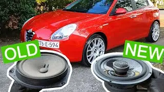 Alfa Romeo Giulietta Speaker Upgrade