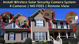 Install AOSU Wireless Security Camera System For Home | Easy Installation