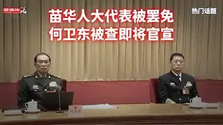 苗华人大代表遭罢免定罪会很重｜何卫东被查官宣在即｜何宏军是谁的人马｜政治局集体学习非同寻常｜（20250430第565期）#熱門話題