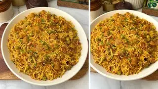 Veg Soya Pulao In 30 Mins | वेज पुलाव रेसिपी | Soya Pulao Recipe | Pulao Recipe | Foodies Food Court