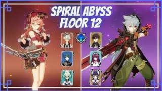 Yanfei Vape & Razor + Yunjin On Second Half | Genshin Impact 2.7 Spiral Abyss Floor 12