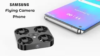 Samsung Flying Camera Phone 200MP | Worlds FIRST Flying Drone Camera Phone