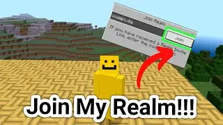 Join my minecraft bedrock realm!!! (NO PERMISSION!!!!)