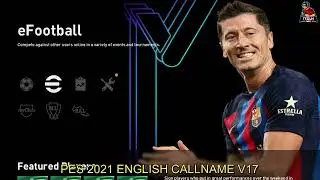 PES 2021 New English Commentary Callname V17 Smoke Patch 21.4.5 | Teguh Tanker