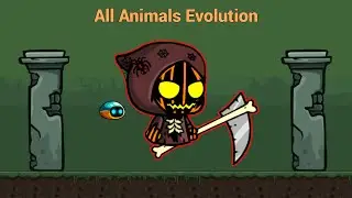 All Animals Evolution With Halloween Reaper (EvoWorld.io)