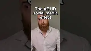 The ADHD social media effect. #adhd #adhdawareness #adhdprobs