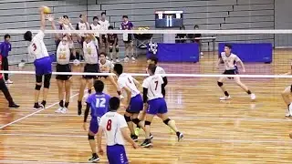 【国スポ近畿2024】少年男子 代表決定戦　京都 vs 兵庫 第１セット　＜男子バレーボール＞