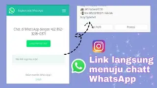Cara Membuat Link WhatsApp Menuju Chatt Langsung (bit.ly)