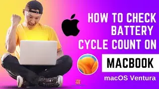How To Check Battery Health / Cycle Count On macOS Ventura
