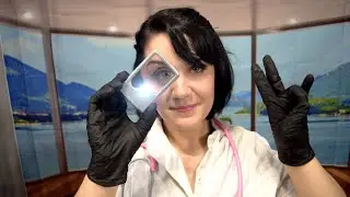 ASMR Medical Exam After Hiking Accident - Soft Speaking, Gloves, Lights