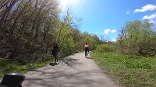 Cycling in a beautiful spring day!