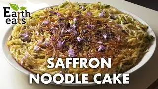Saffron Noodle Cake | Earth Eats