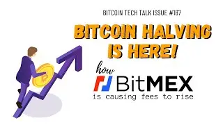 Bitcoin Halving is here! How BitMex is causing fees to rise. Bitcoin Tech Talk Issue 