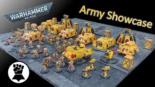 Warhammer 40k IMPERIAL FISTS Space Marine Army SHOWCASE | 3000+ list of Marines!