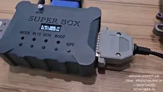 Прошивка ЭБУ Bosch ME9 0 с автомобиля VOLVO через Combiloader модулем Bosch ME9 BSM и superbox