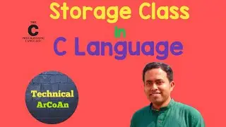 Storage Class in C Language |auto  register  extern static|C Tutorial for Beginners