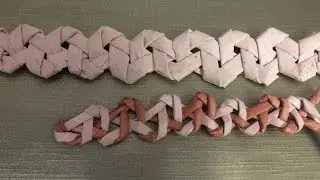 Newspaper weaving pattern 