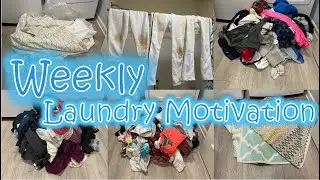 ULTIMATE WEEKLY LAUNDRY MOTIVATION MUSIC ONLY | TEN LOADS OF LAUNDRY IN 2 DAYS | FAMILY OF SIX