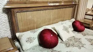 Wooden Bed Set In Akhrot Finish | SHF Collection